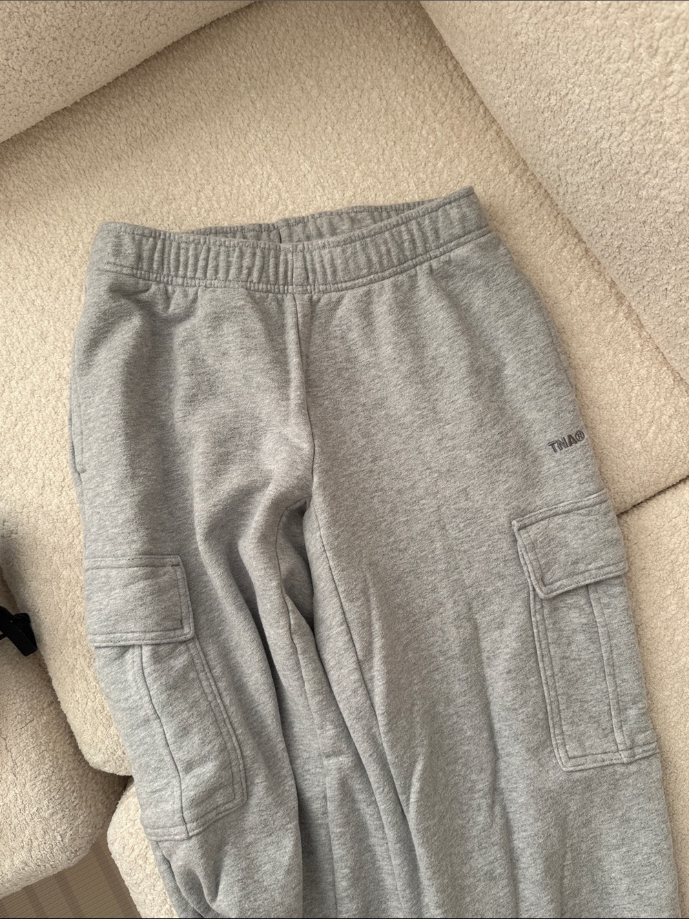TNA Grey Cargo Joggers